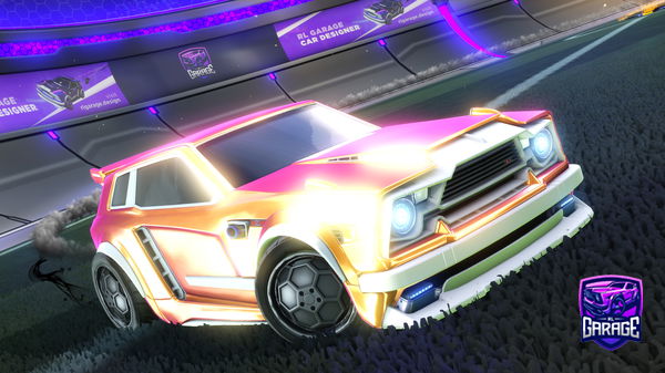 A Rocket League car design from M1GU3LLL