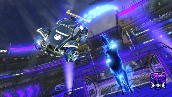 A Rocket League car design from JVKE5K1