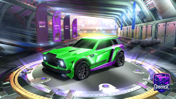 A Rocket League car design from Mataze