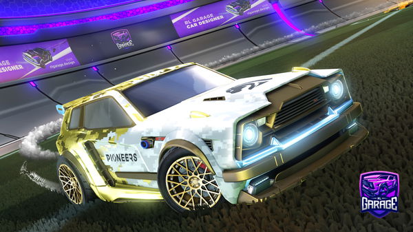 A Rocket League car design from PSNfishboy2373