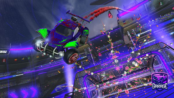 A Rocket League car design from Tripplestrxke540