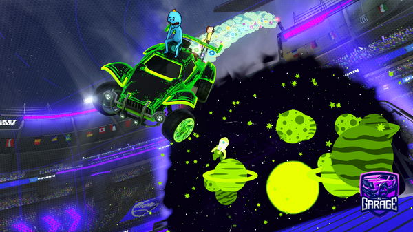 A Rocket League car design from Voltaspaid2