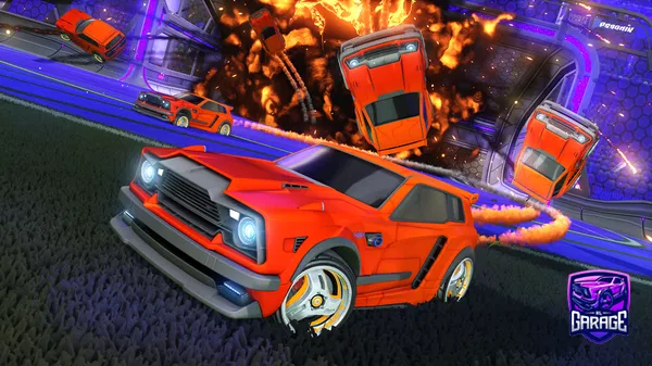 A Rocket League car design from maddoxks