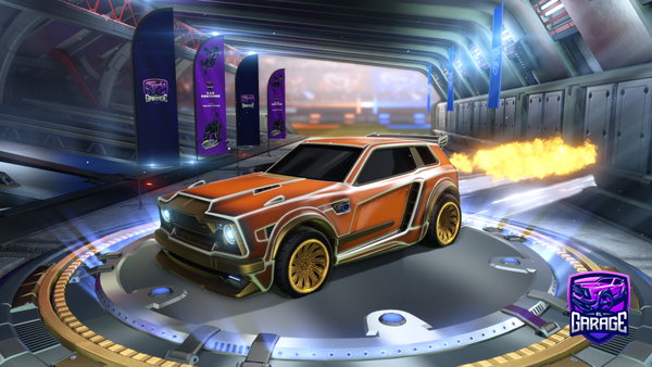 A Rocket League car design from Nivle_1337