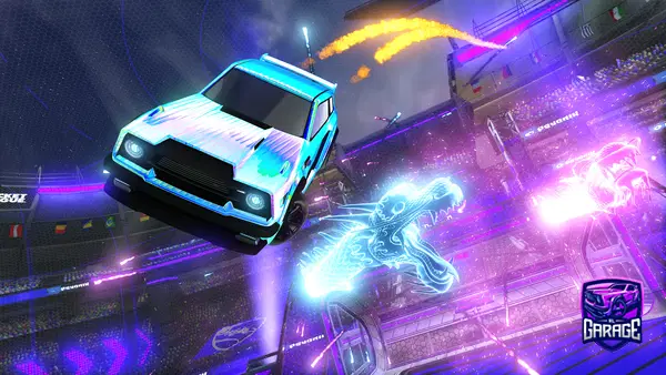 A Rocket League car design from Tronik
