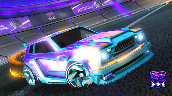 A Rocket League car design from Darkblase6349