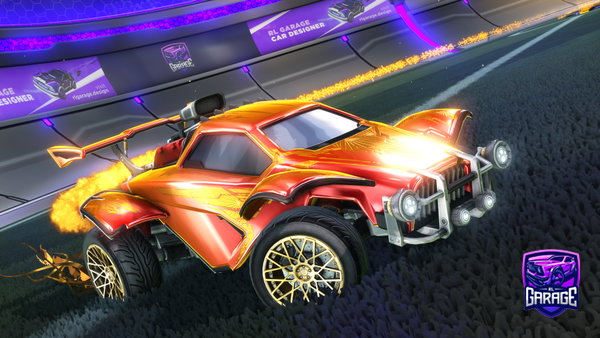 A Rocket League car design from TatemLA007