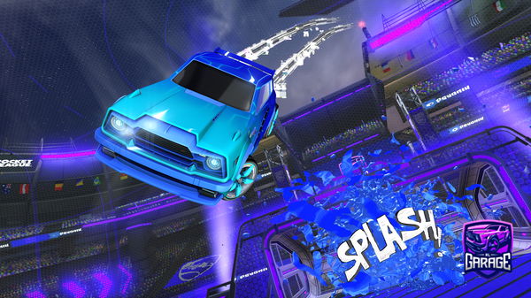 A Rocket League car design from Zlangs725