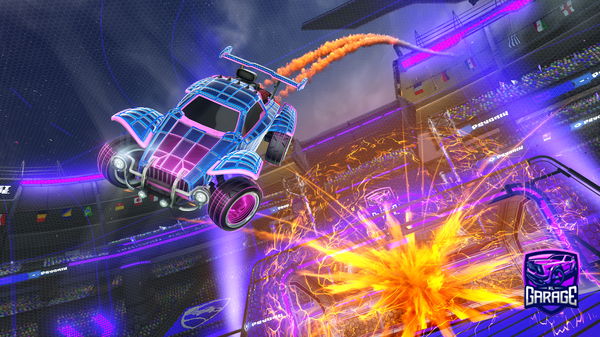 A Rocket League car design from FroozerWRLD