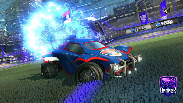 A Rocket League car design from Jaydee1aye