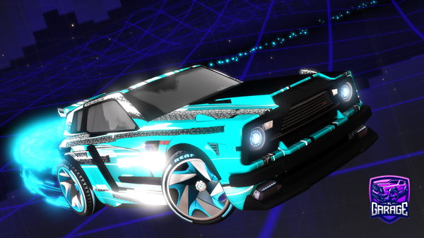 A Rocket League car design from MantarayNintendoSwitch