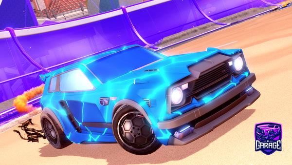 A Rocket League car design from Focu5xd