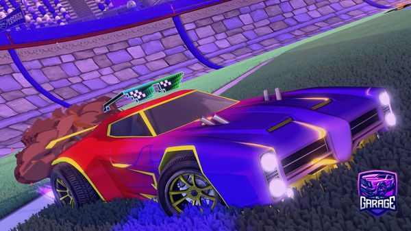 A Rocket League car design from BBQB3TTER