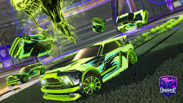 A Rocket League car design from Hakanjy