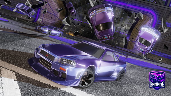 A Rocket League car design from TatemLA007