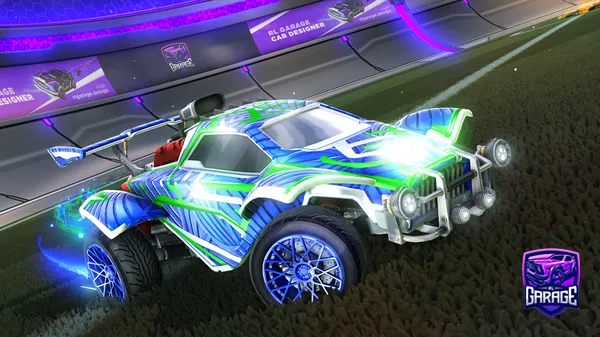 A Rocket League car design from ItsBiscuit