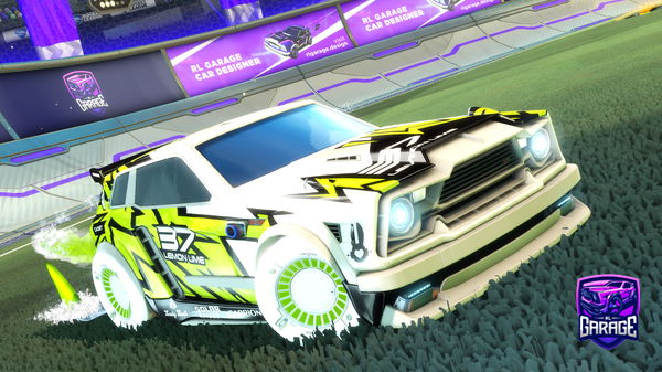 A Rocket League car design from Jonaxy