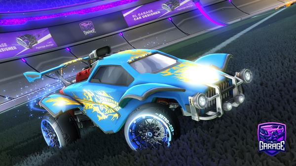 A Rocket League car design from SuperTank71