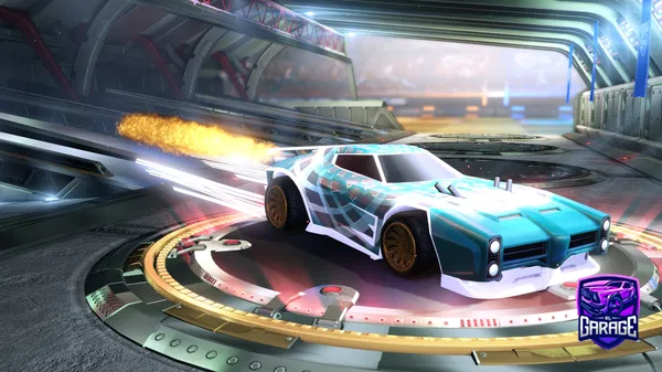 A Rocket League car design from Mysn