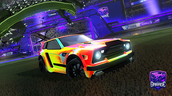 A Rocket League car design from BOBALOBAYOUS