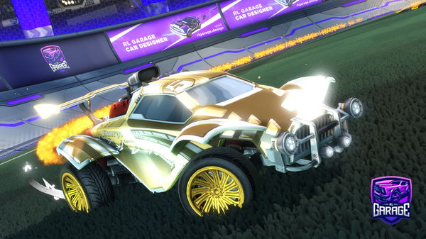 A Rocket League car design from DUCKTO14