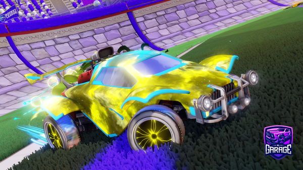 A Rocket League car design from MrGilly21