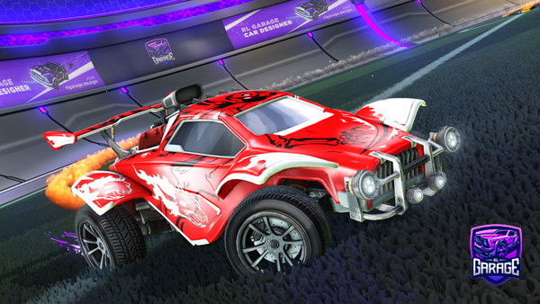 A Rocket League car design from MOULLDYMILK