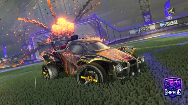 A Rocket League car design from Qman777