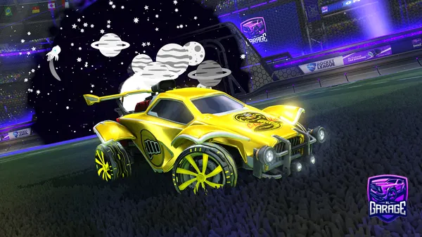 A Rocket League car design from Yeyeeeeeee