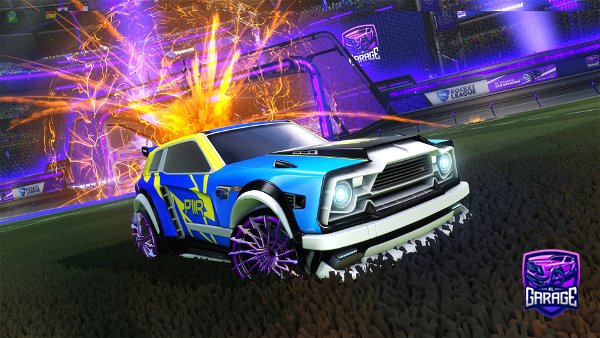 A Rocket League car design from Nuggets-321