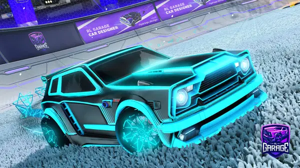 A Rocket League car design from jsSMILE