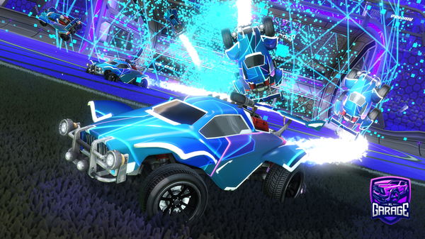 A Rocket League car design from Grandejuevos