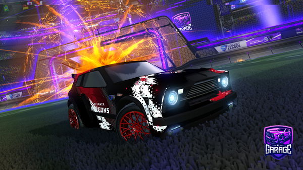 A Rocket League car design from Izzle777