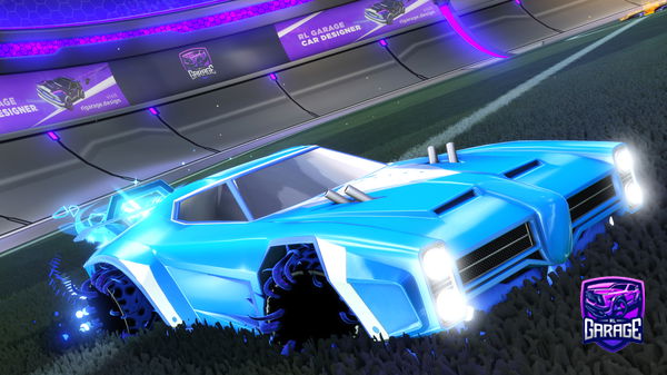 A Rocket League car design from din_mor123