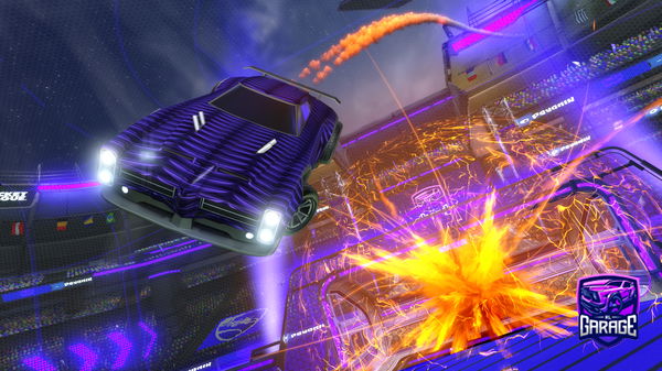 A Rocket League car design from Datboi403