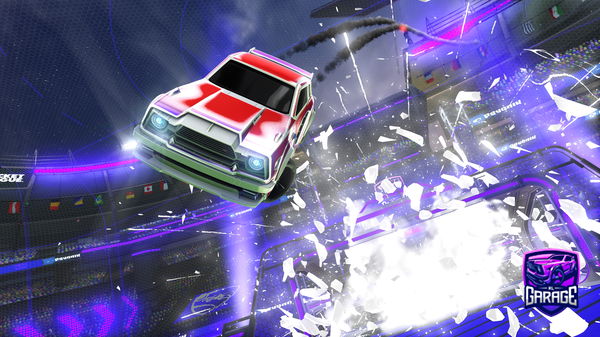 A Rocket League car design from lxVo1dxl