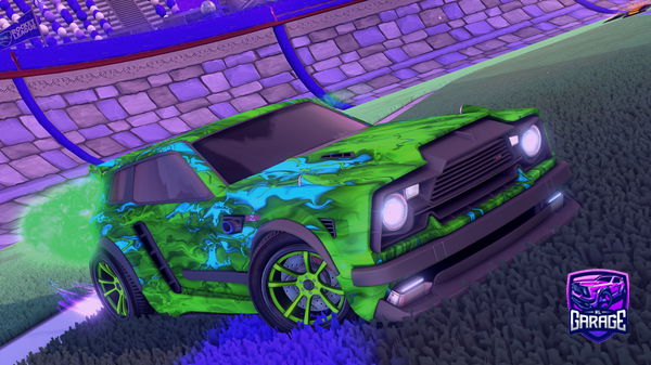 A Rocket League car design from thelionguy09
