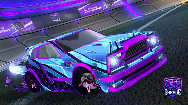 A Rocket League car design from F1oksy