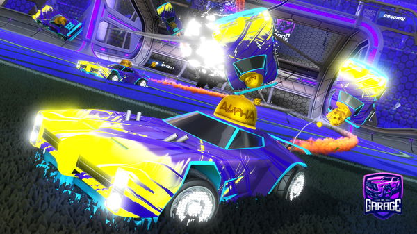 A Rocket League car design from DarkPasta