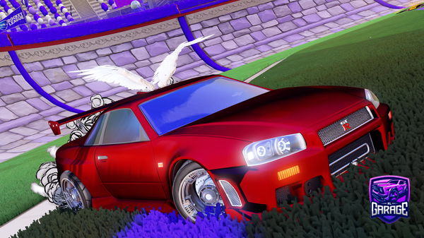A Rocket League car design from zelibelly