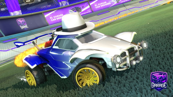 A Rocket League car design from FL4YC0N