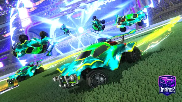 A Rocket League car design from BanDino09