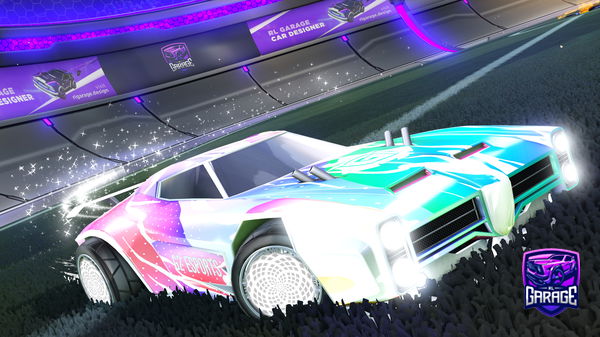 A Rocket League car design from IsolatedDoor7805