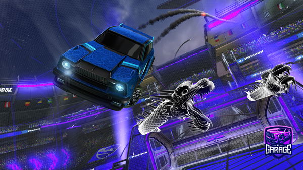 A Rocket League car design from RaccoonsYum