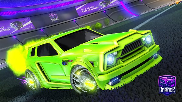 A Rocket League car design from UVG22