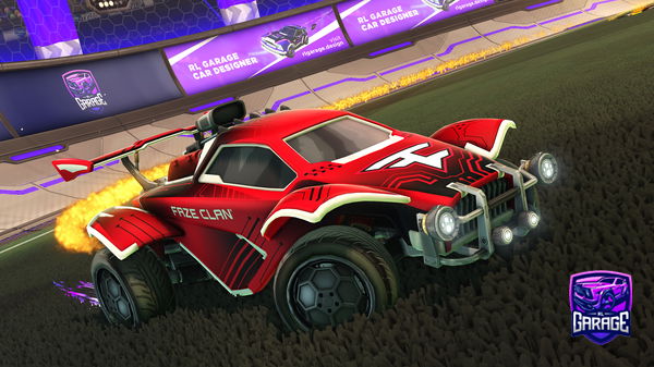 A Rocket League car design from Crayonzs