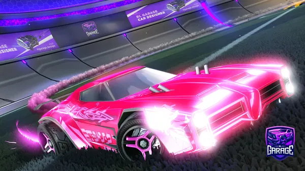 A Rocket League car design from Huntergto68yt