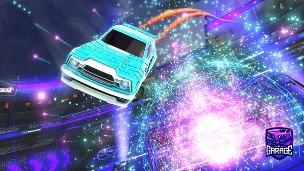 A Rocket League car design from ZeeGee