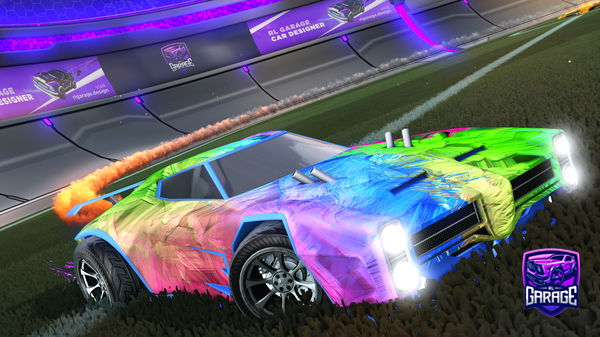 A Rocket League car design from JumboNL