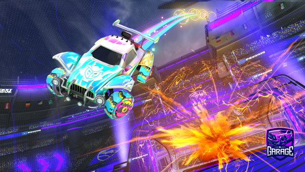 A Rocket League car design from mjpalmerr